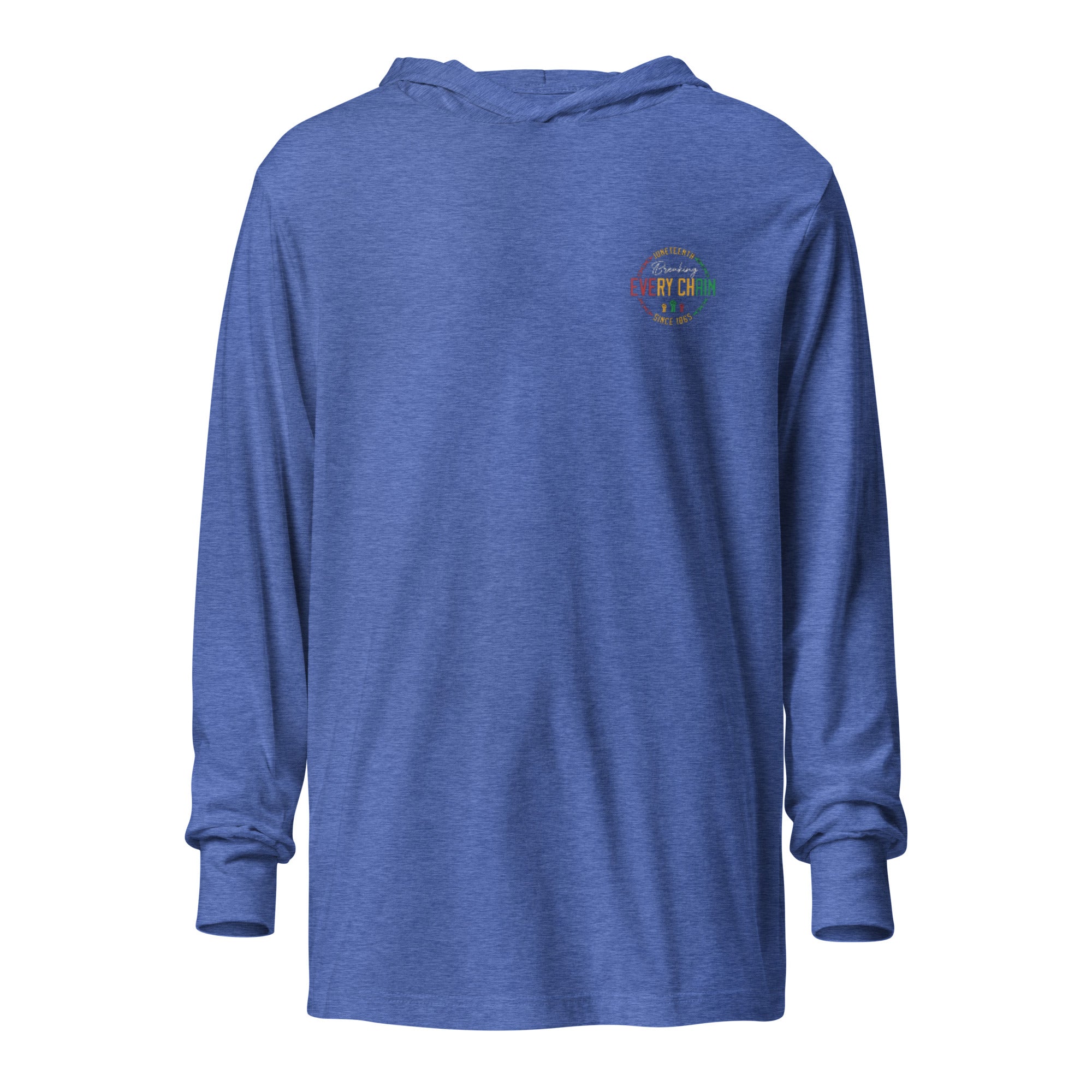 Break Hooded long-sleeve tee