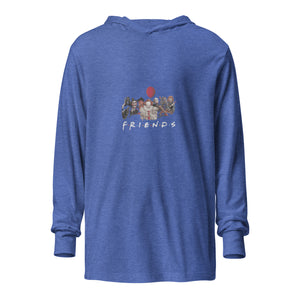 Friends Hooded long-sleeve tee