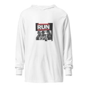 Run Hooded long-sleeve tee