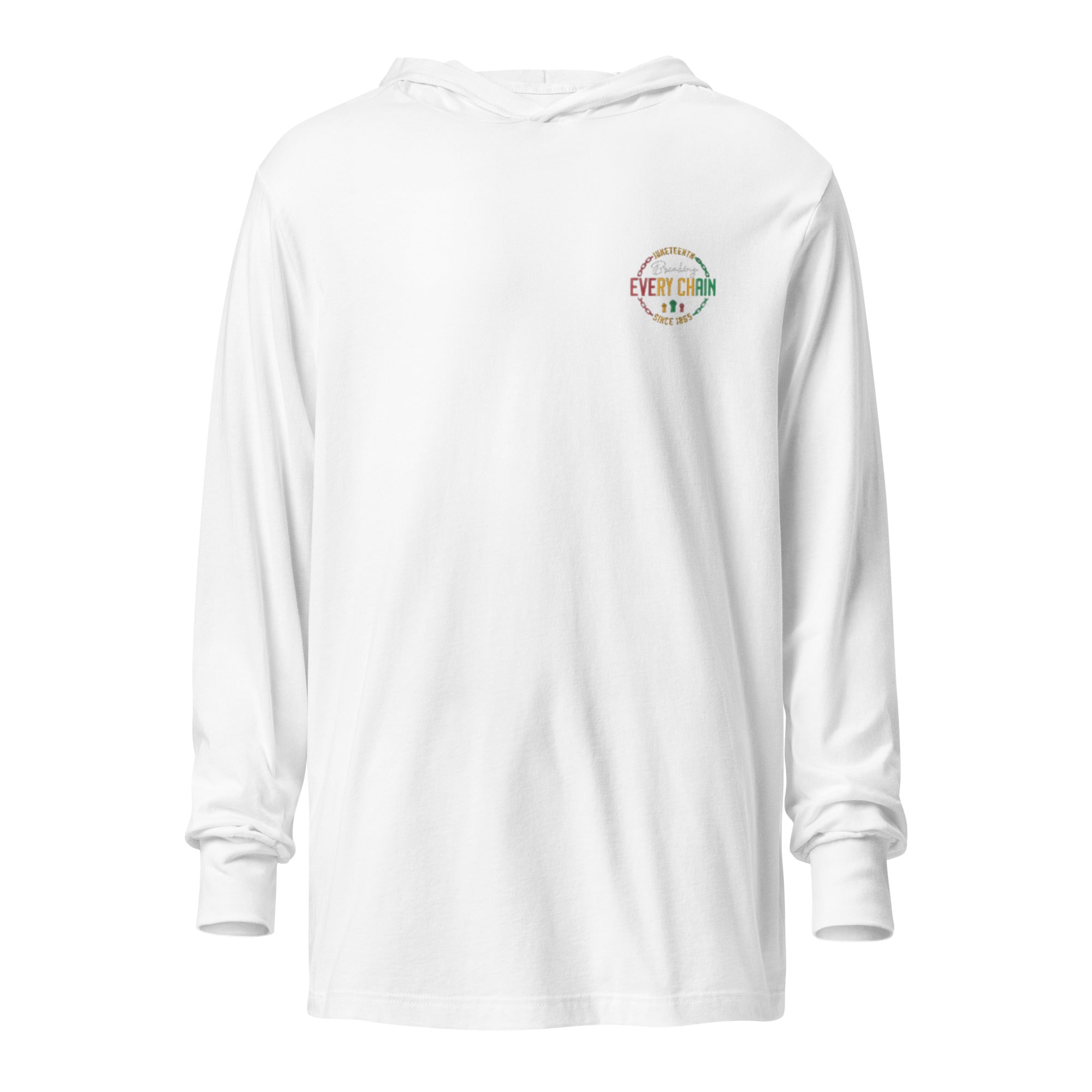 Break Hooded long-sleeve tee