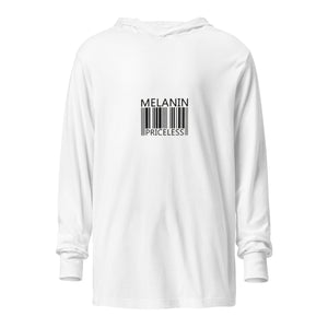 Melanin Hooded long-sleeve tee