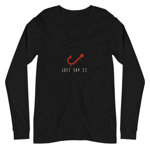 Candyman Say It Unisex Long Sleeve Tee