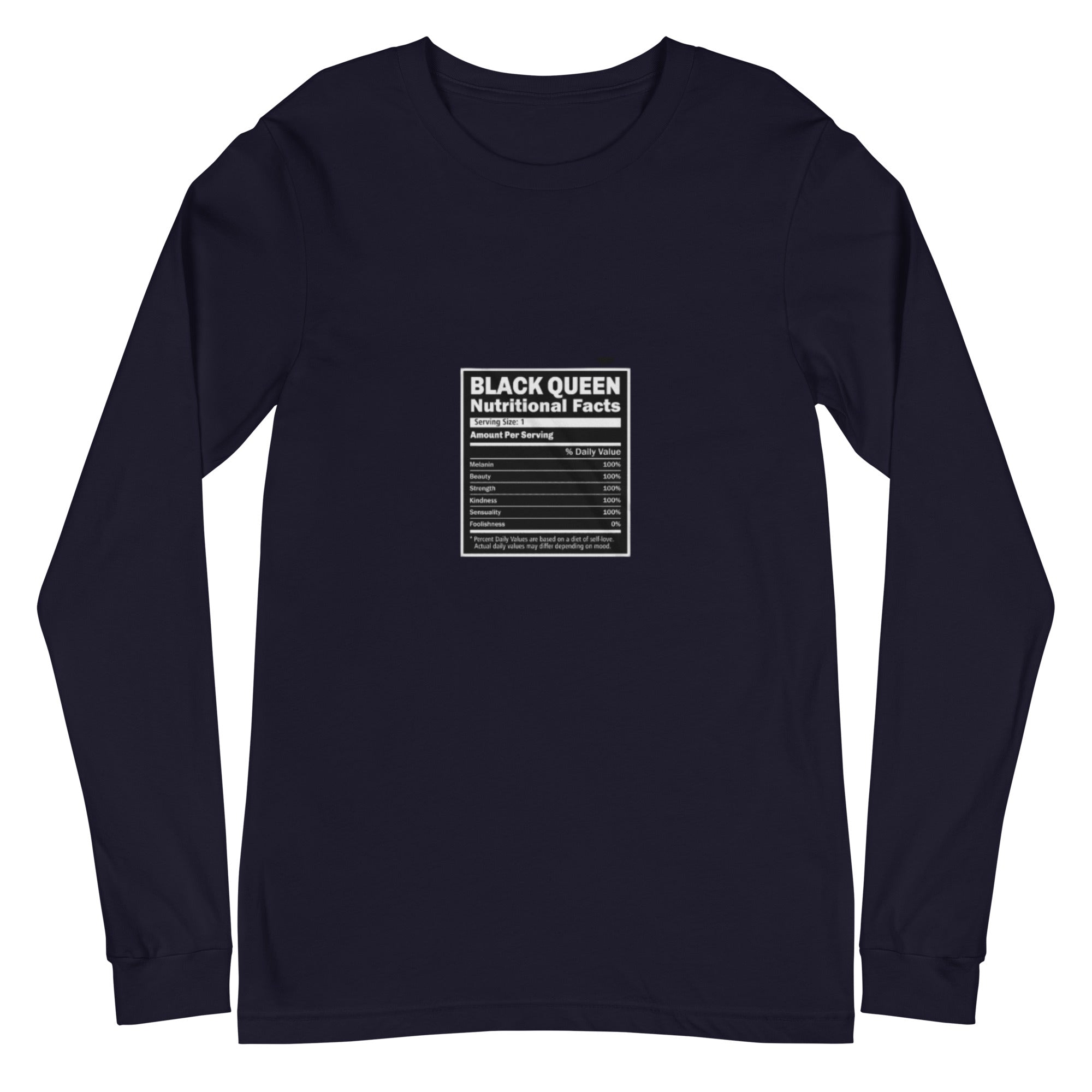 Black Queen Unisex Long Sleeve Tee