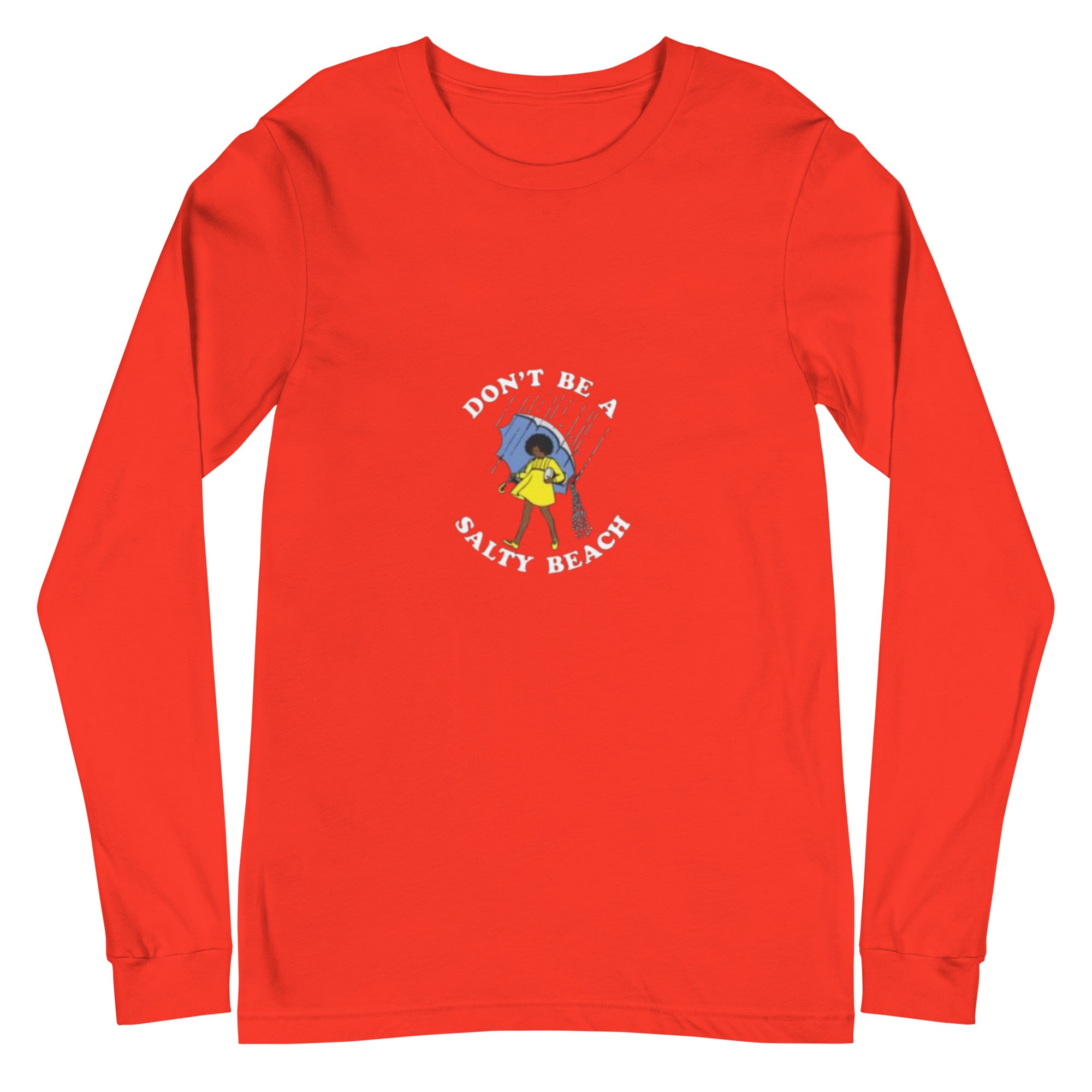 Salty Beach Unisex Long Sleeve Tee