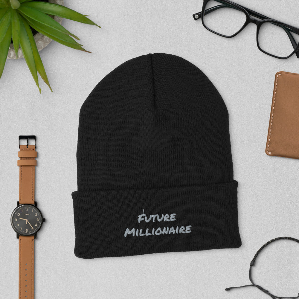 Future Millionaire Cuffed Beanie