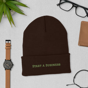 Start Business Cuffed Beanie