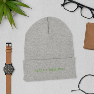 Start Business Cuffed Beanie