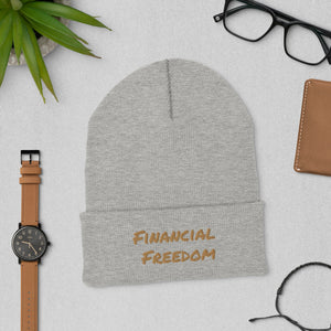 Financial Freedom Cuffed Beanie