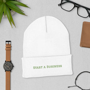 Start Business Cuffed Beanie