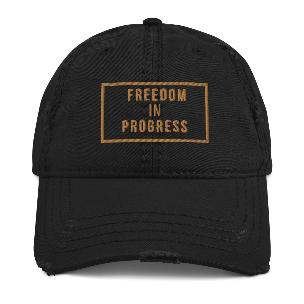 Freedom Progress Distressed Dad Hat