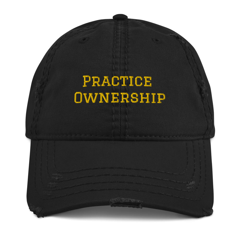 Practice Ownership Distressed Dad Hat