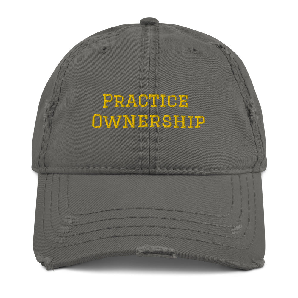 Practice Ownership Distressed Dad Hat