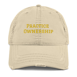 Practice Ownership Distressed Dad Hat