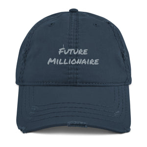 Future Millionaire Distressed Dad Hat