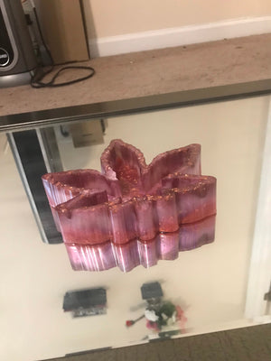 Large maple/marijuana leaf ashtray