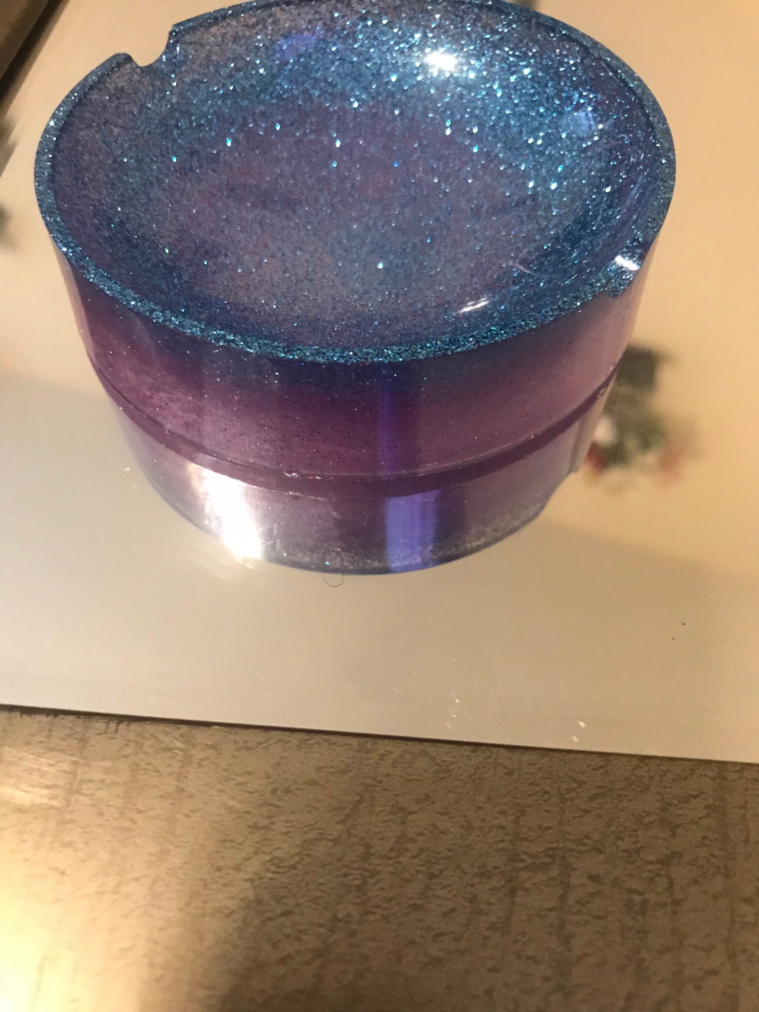 Small circular ashtray