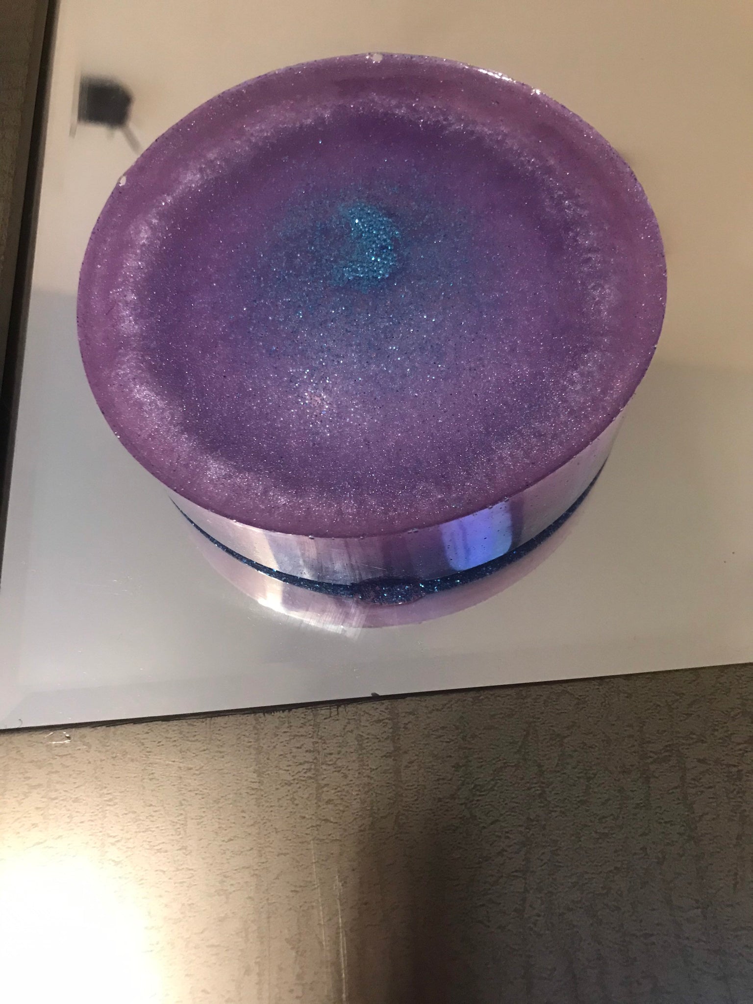 Small circular ashtray