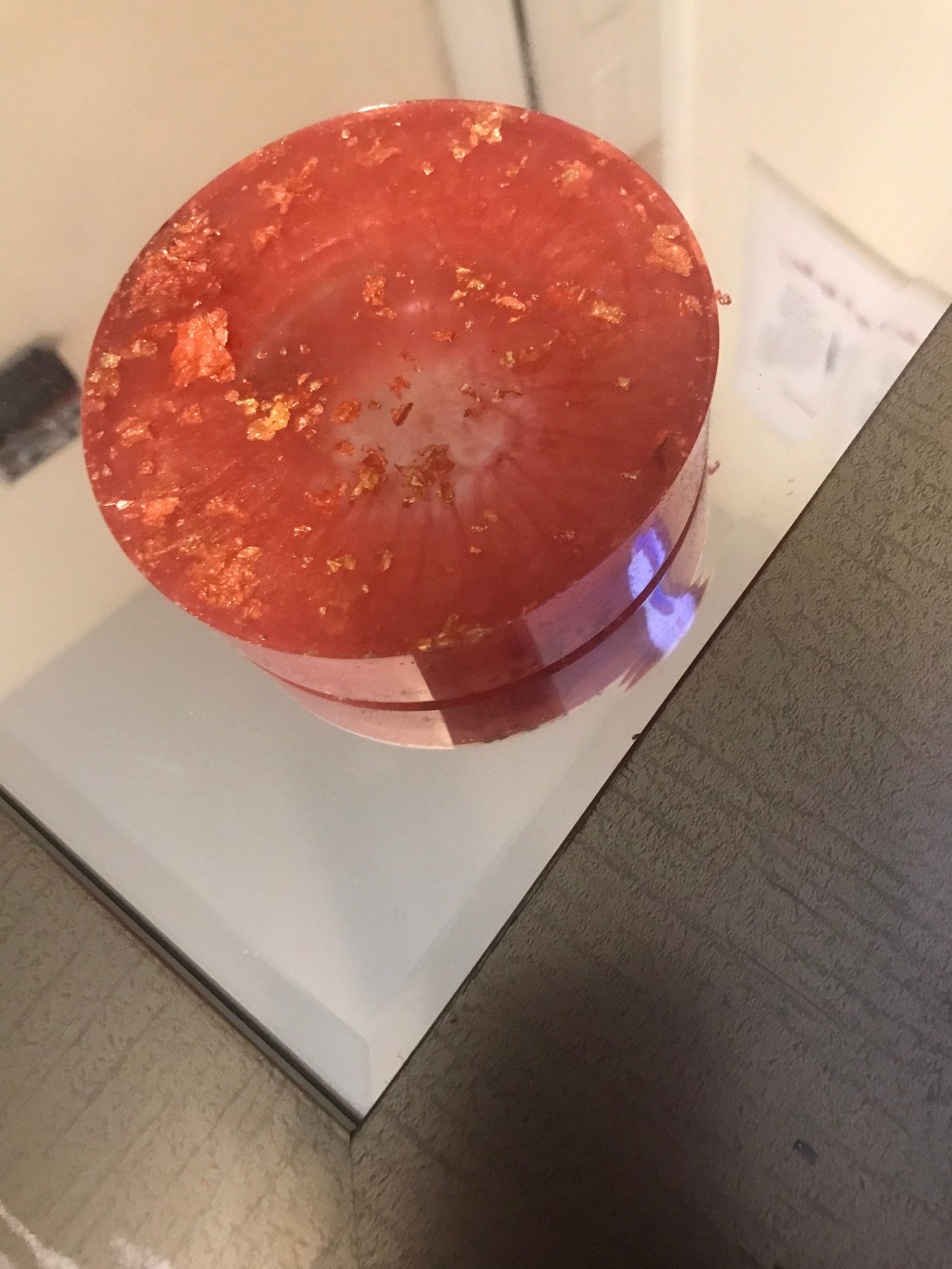 Small circular ashtray