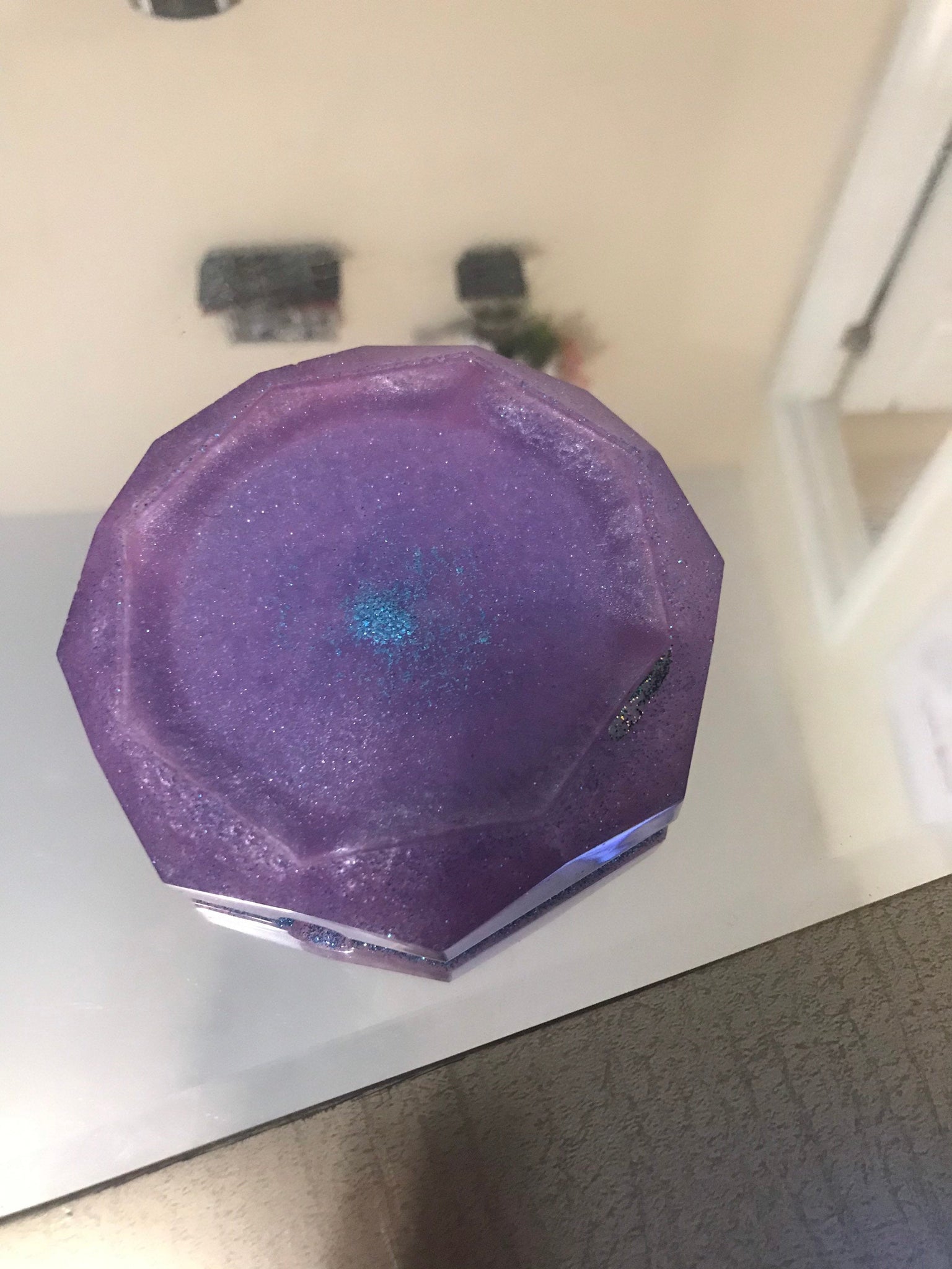 Small pentagon shaped ashtray