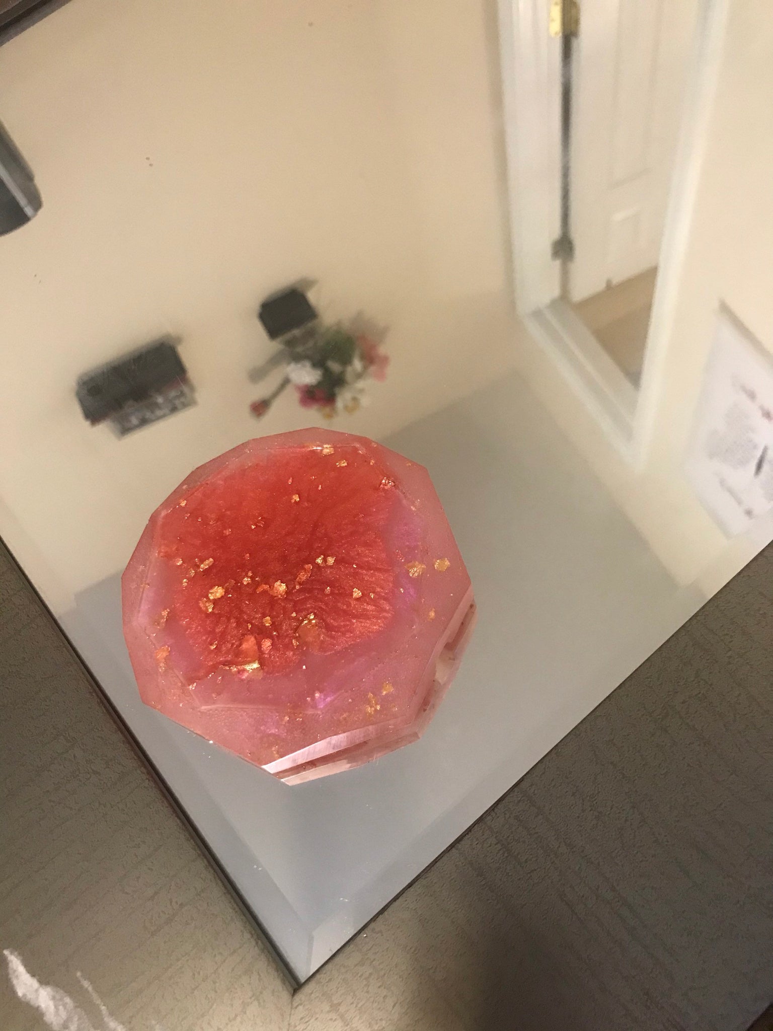 Small pentagon shaped ashtray