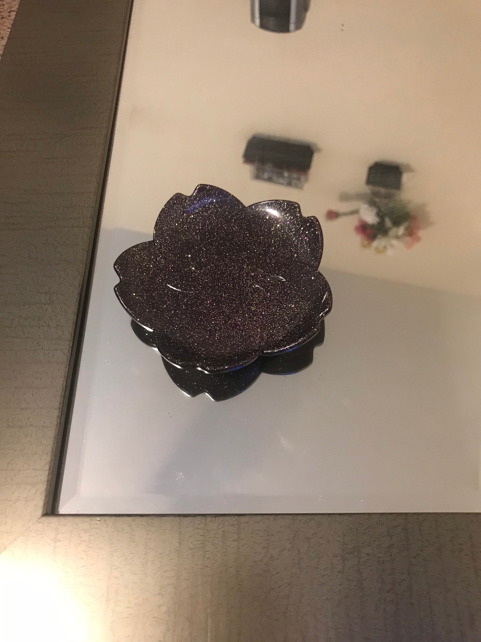 Small flower shaped ashtray