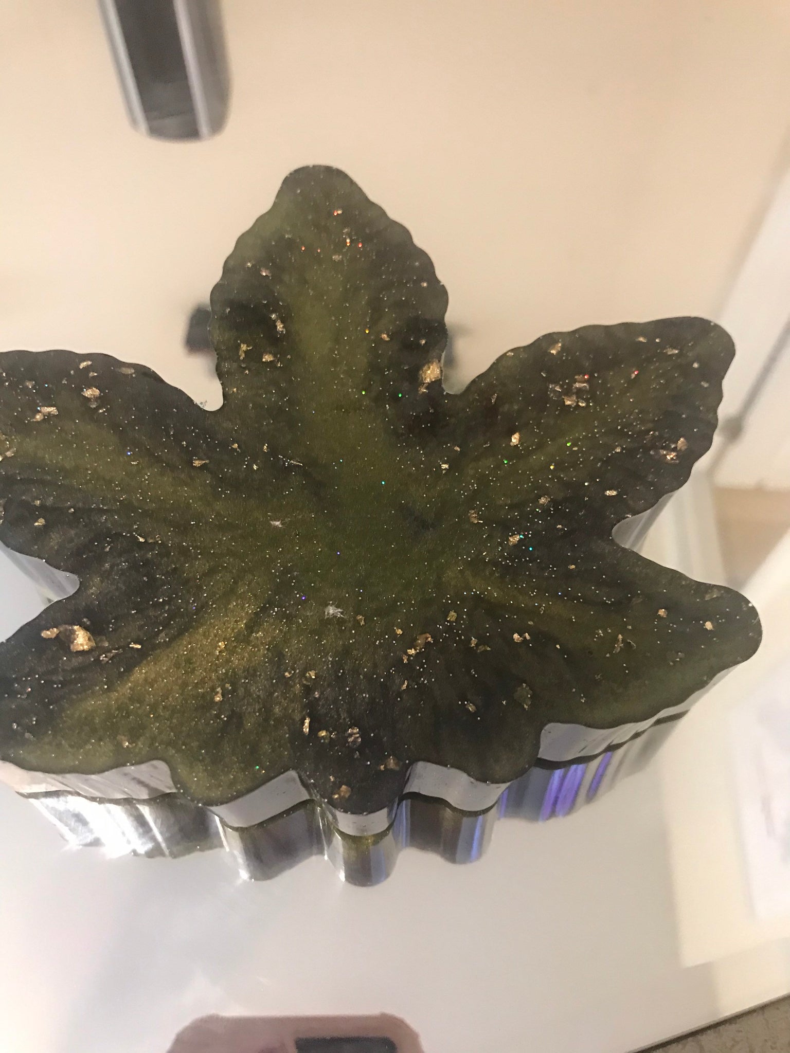 Large Maple/Marijuana leaf ashtray