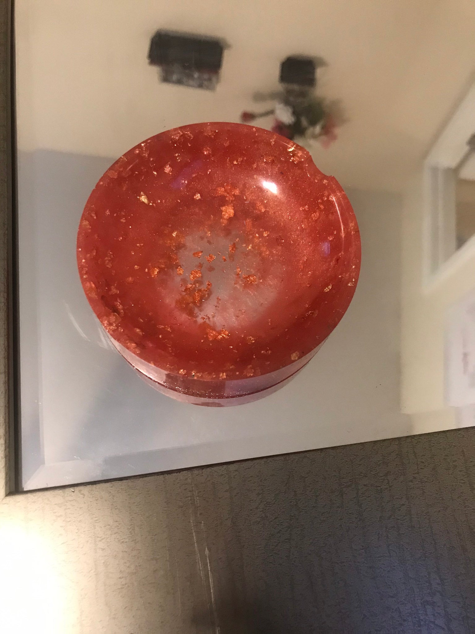 Small circular ashtray