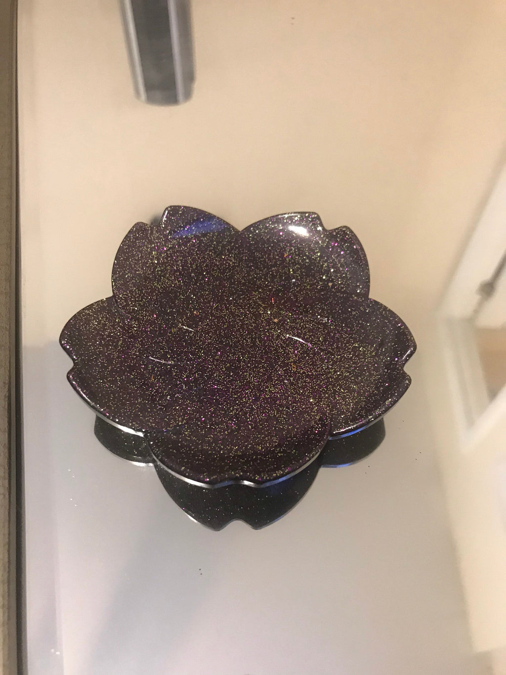 Small flower shaped ashtray
