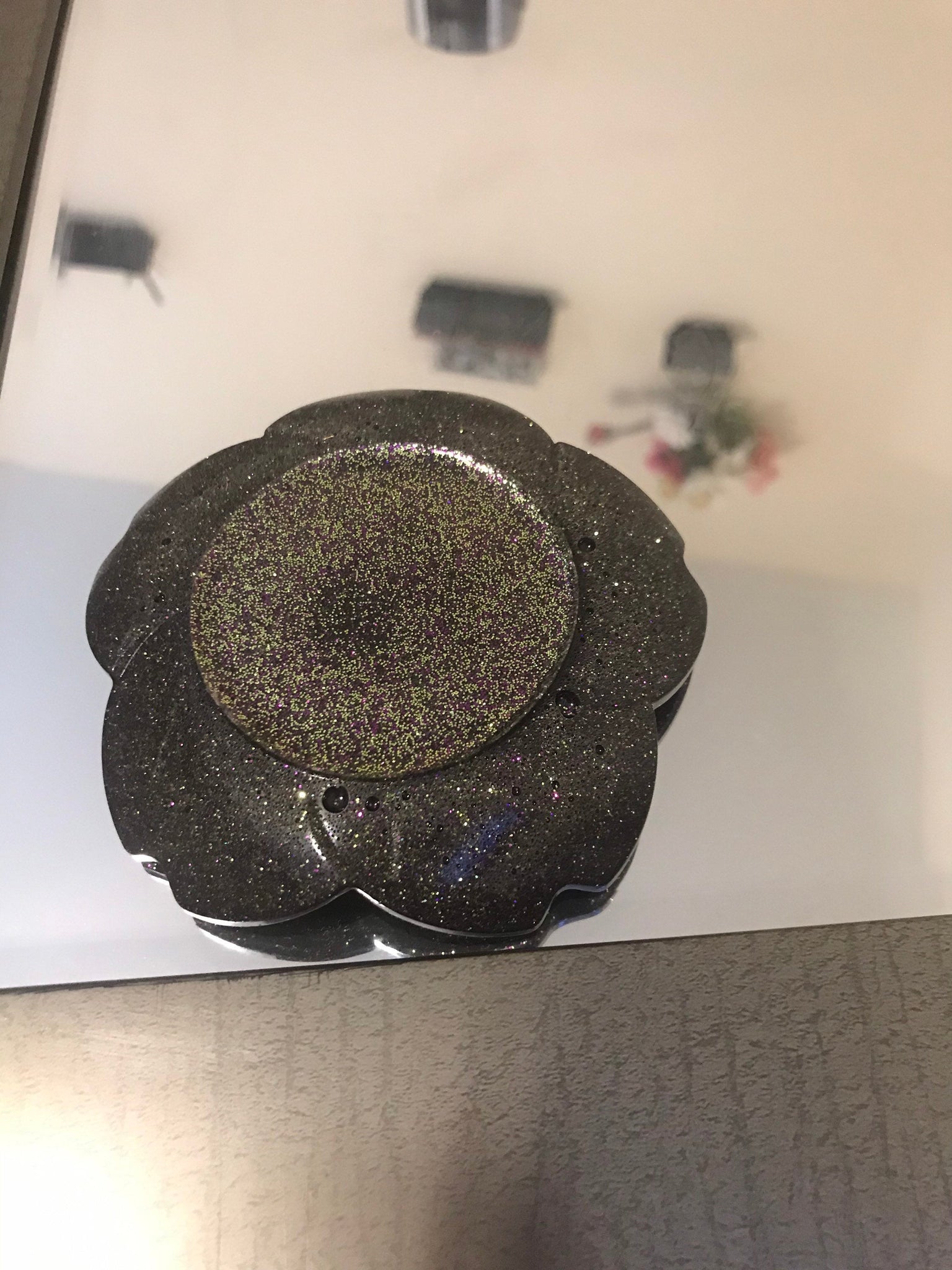 Small flower shaped ashtray