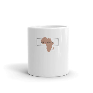 White glossy mug