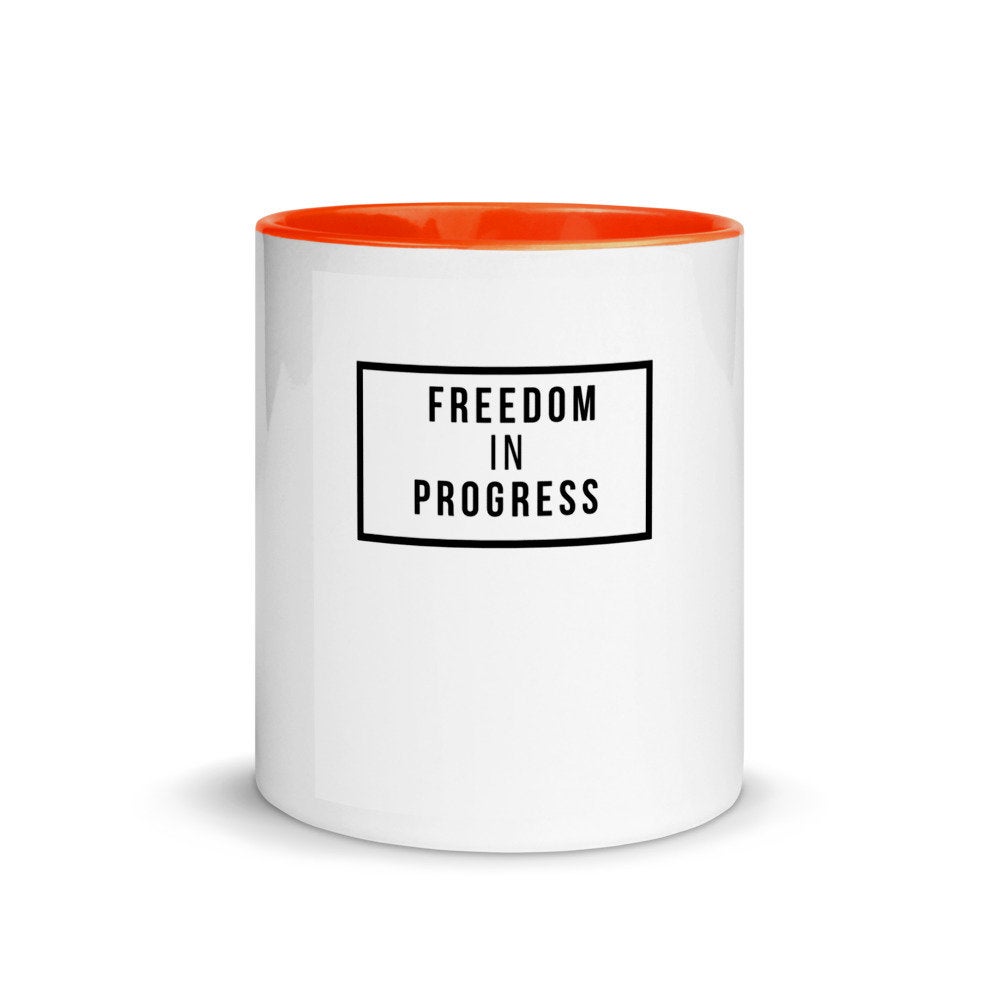 Freedom Progress Mug with Color Inside