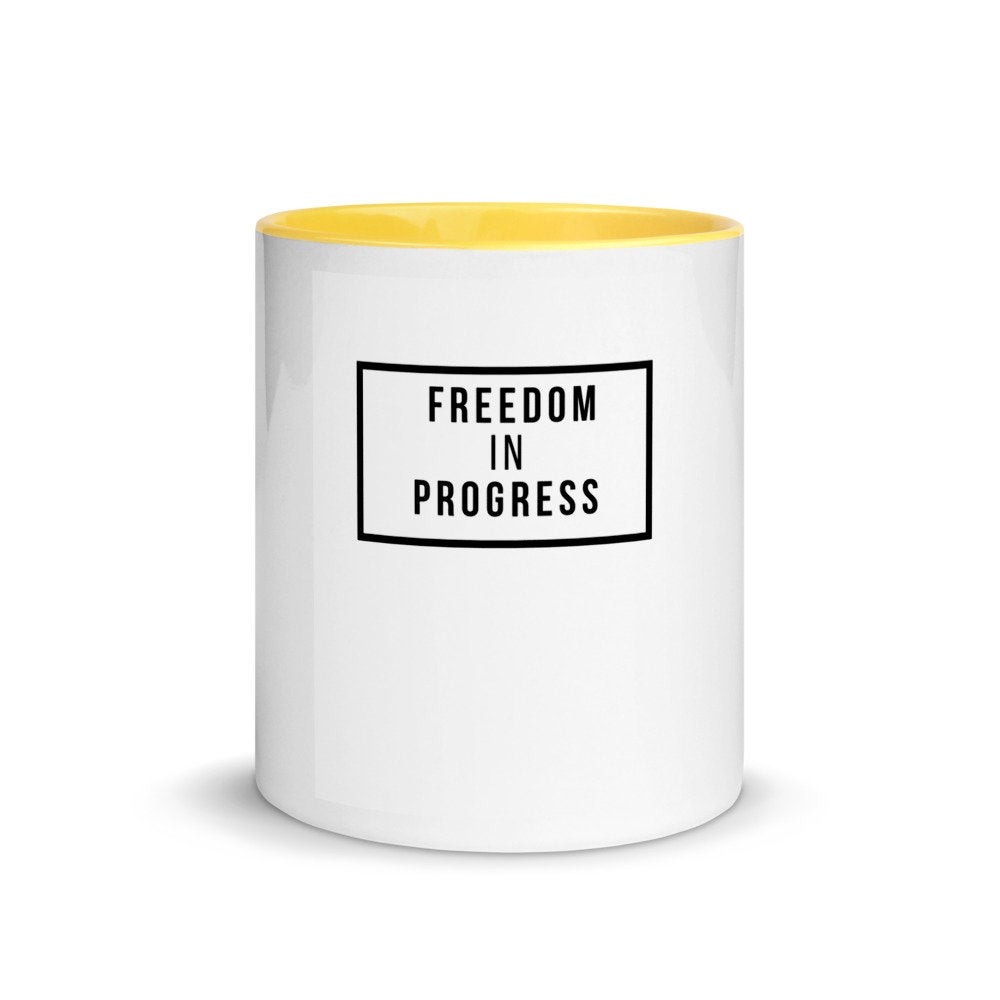 Freedom Progress Mug with Color Inside