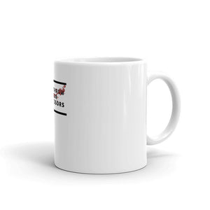 White glossy mug