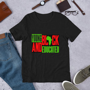 Young Black Educated Unisex T-Shirt