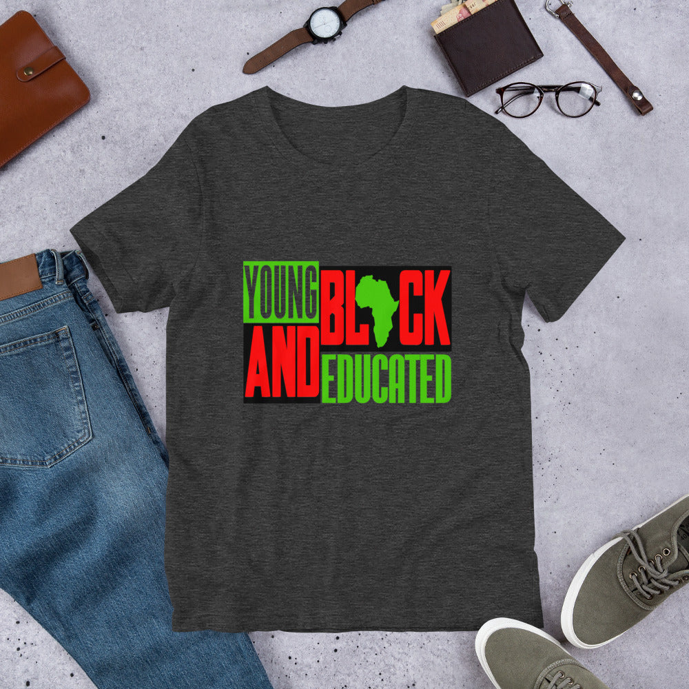 Young Black Educated Unisex T-Shirt