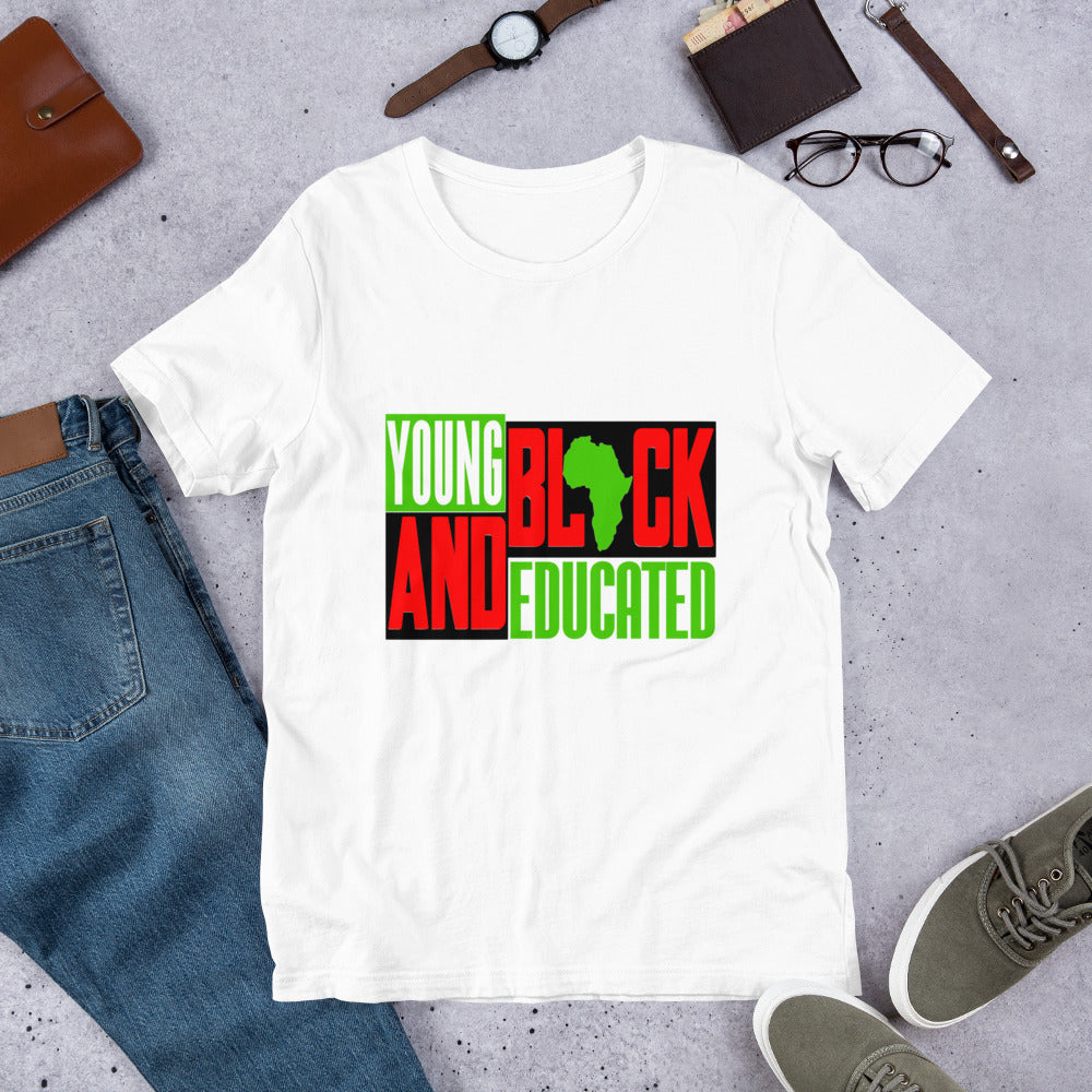 Young Black Educated Unisex T-Shirt