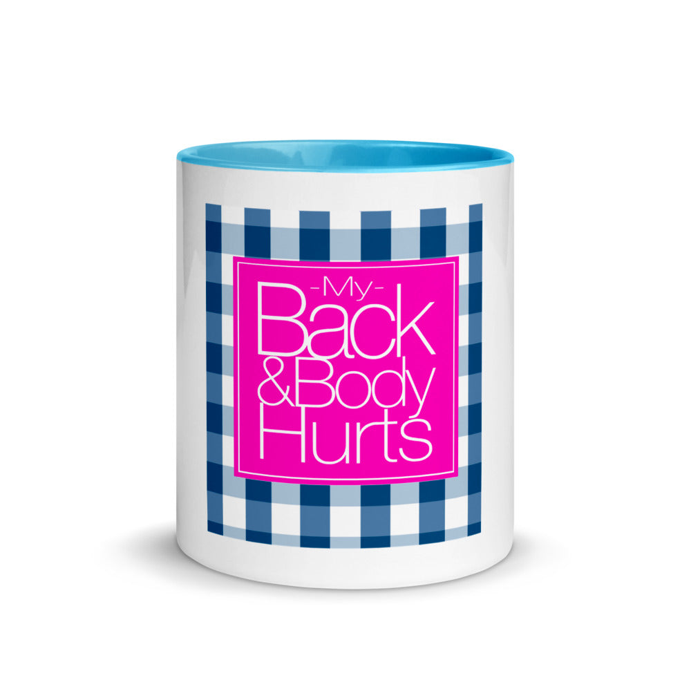 Back Body Hurt Mug with Color Inside