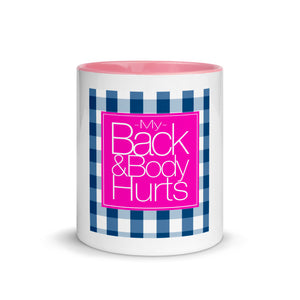 Back Body Hurt Mug with Color Inside