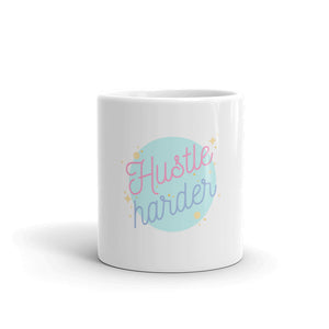 White glossy mug