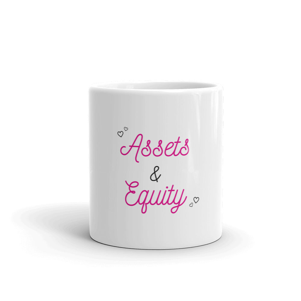Assets Equity White Glossy Mug