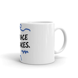 White glossy mug