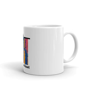 Art Is Asset White Glossy Mug