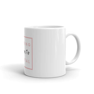 Reading Fun Mental White Glossy Mug