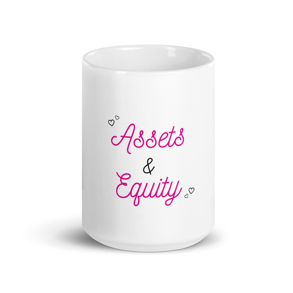 Assets Equity White Glossy Mug