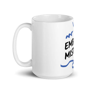 White glossy mug