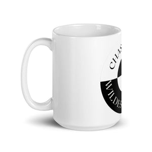 White glossy mug