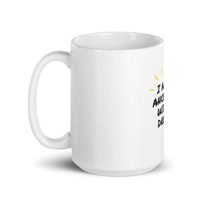 White glossy mug