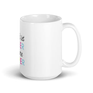 Later Never White Glossy Mug