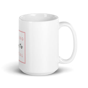 Reading Fun Mental White Glossy Mug