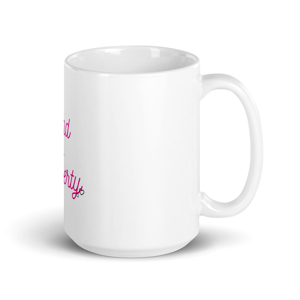 Land Property White Glossy Mug